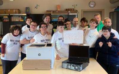 Progetto SECONDA VITA: La nostra prima donazione di pc e stampanti!
